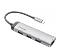Verbatim USB-C - 4x USB 3.0 1x USB-C - 1192940 - zdjęcie 1